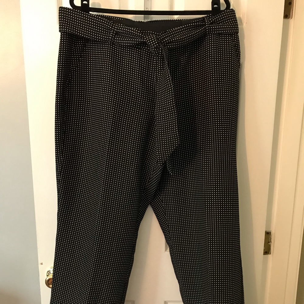 NWT Black Polka Dot Slacks